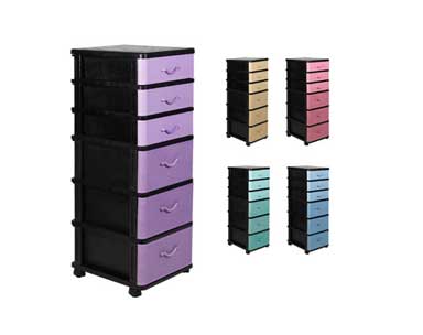 6 Tiers Plastic Drawer 3B3S