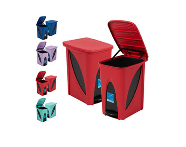 Plastic Step Dustbin-18 Litre