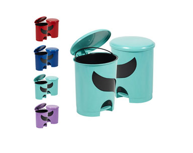 Plastic Step Dustbin-12 Litre